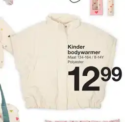 Zeeman Kinder bodywarmer aanbieding