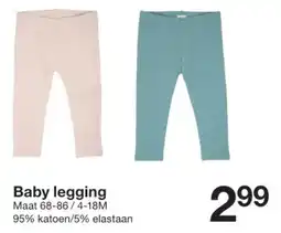 Zeeman Baby legging aanbieding