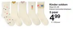 Zeeman Kinder sokken aanbieding
