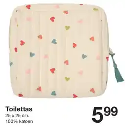 Zeeman Toilettas aanbieding
