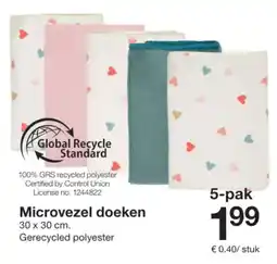 Zeeman Microvezel doeken aanbieding