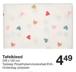 Zeeman Toplaag: Polyethyleenvinylacetaat EVA. Onderlaag: polyester aanbieding