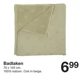 Zeeman Badlaken aanbieding
