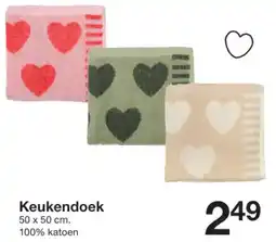 Zeeman Keukendoek aanbieding