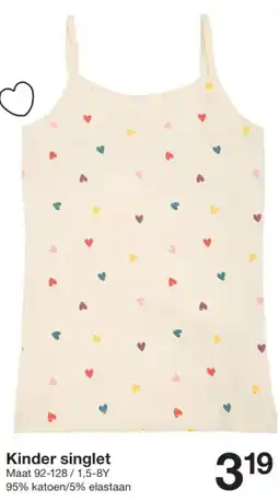 Zeeman Kinder singlet aanbieding
