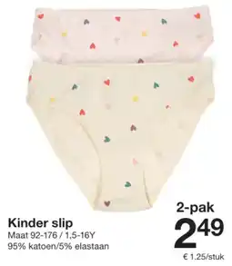 Zeeman Kinder slip aanbieding