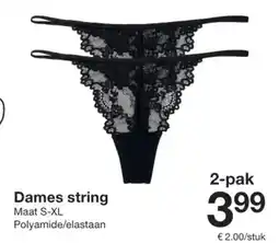 Zeeman Dames string aanbieding