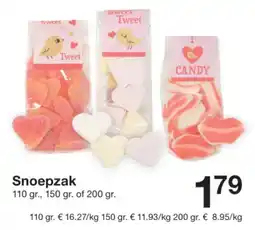 Zeeman Snoepzak aanbieding