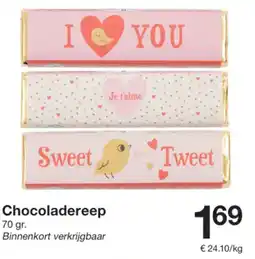 Zeeman Chocoladereep aanbieding