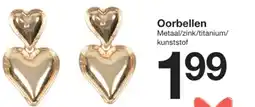 Zeeman Oorbellen aanbieding