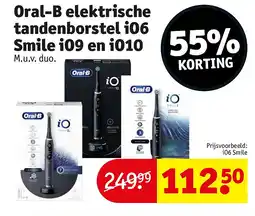 Kruidvat Oral-B elektrische tandenborstel iO6 Smile iO9 en iO10 aanbieding