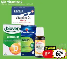 Kruidvat 2 x Kruidvat Vitamine D Druppel Oliebasis 25 ml aanbieding