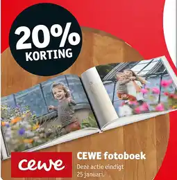 Kruidvat CEWE fotoboek aanbieding