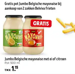 Jumbo Jumbo Belgische mayonaise met ei of citroen aanbieding