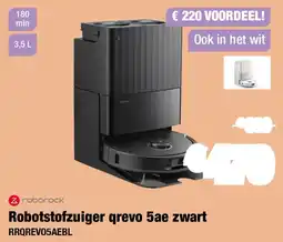 Expert Roborock Robotstofzuiger qrevo 5ae zwart RRQREV05AEBL aanbieding