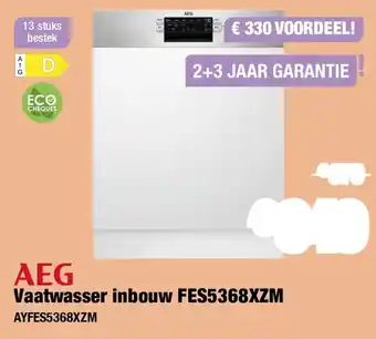AEG Vaatwasser Inbouw FES5368XZM
