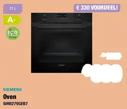Expert Siemens Oven SIHB279GEB7 aanbieding