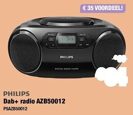 Expert Philips Dab+ radio AZB50012 aanbieding