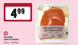 Delhaize Gerookte Zalm in Sneden aanbieding