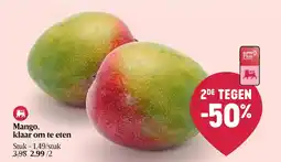 Delhaize Mango, Klaar om te eten aanbieding