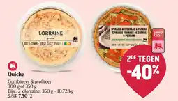 Delhaize Quiche aanbieding