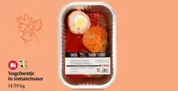 Delhaize Vogelnestje in Tomatensaus aanbieding
