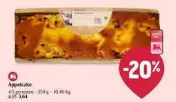 Delhaize Appelcake aanbieding