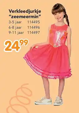 Happyland Verkleedjurkje “zeemeermin” 3-5 jaar aanbieding