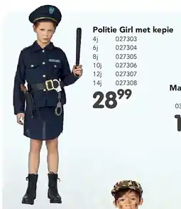 Happyland Politie Girl met kepie aanbieding