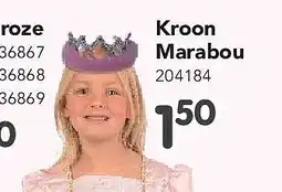 Happyland Kroon Marabou aanbieding