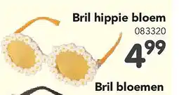 Happyland Bril hippie bloem aanbieding