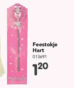 Happyland Feestokje Hart aanbieding
