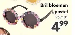 Happyland Bril bloemen pastel aanbieding
