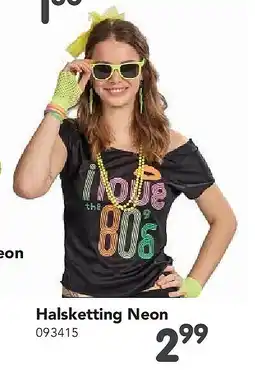 Happyland Halsketting Neon aanbieding