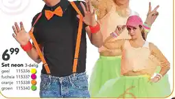Happyland Set neon 3-delig geel aanbieding