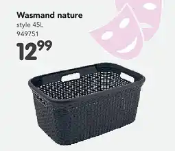 Happyland Wasmand nature style 45L aanbieding