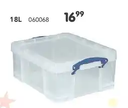 Happyland Opbergbox transparant 18L aanbieding