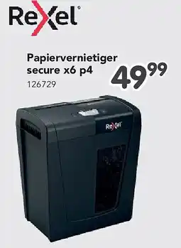 Happyland Papiervernietiger secure x6 p4 aanbieding