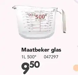 Happyland Maatbeker glas aanbieding