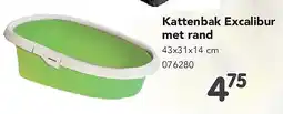 Happyland Kattenbak Excalibur met rand aanbieding