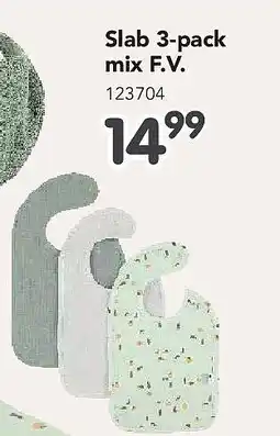 Happyland Slab 3-pack mix F.V aanbieding