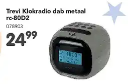 Happyland Trevi Klokradio dab metaal rc-80D2 aanbieding