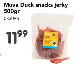 Happyland Muva Duck snacks jerky 500gr aanbieding
