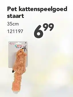 Happyland Pet kattenspeelgoed staart aanbieding