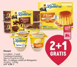 Delhaize Dessert La Laitière aanbieding