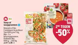 Delhaize Soep of soepgroenten aanbieding