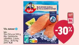 Delhaize Vis, Natuur Iglo aanbieding