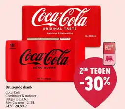 Delhaize Bruisende Drank Coca-Cola aanbieding