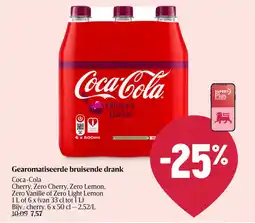 Delhaize Gearomatiseerde Bruisende Drank Coca Cola aanbieding
