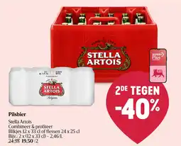 Delhaize Pilsbier Stella Artois aanbieding
